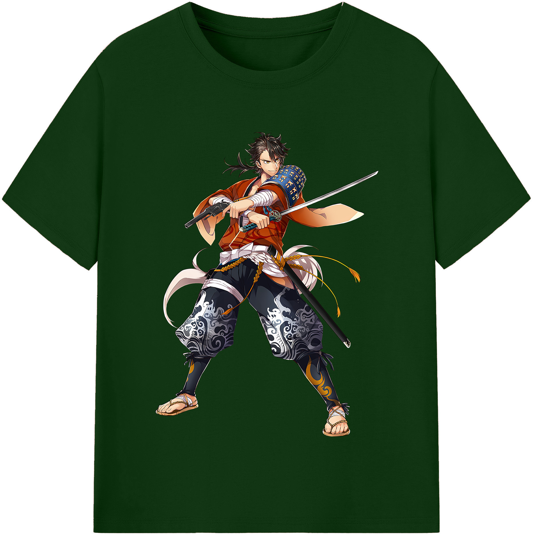 （画像用） 刀剣乱舞 Touken Ranbu 綿100％半袖Tシャツ（フロントプリント）